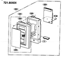 Kenmore 72180404402 controller parts diagram