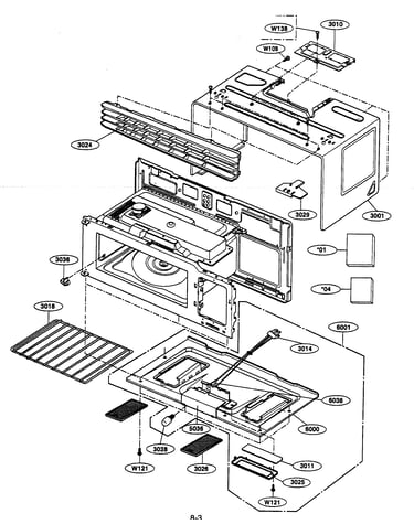 Oven cavity parts