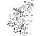 Kenmore 72180594200 oven cavity parts diagram