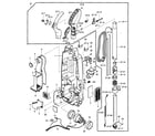 Kenmore 72135820500 dust compartment/motor parts diagram