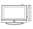 Samsung HP-R4252 cabinet parts diagram