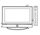 Samsung HP-R5052 cabinet parts diagram