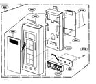 Kenmore Elite 72180824500 controller parts diagram