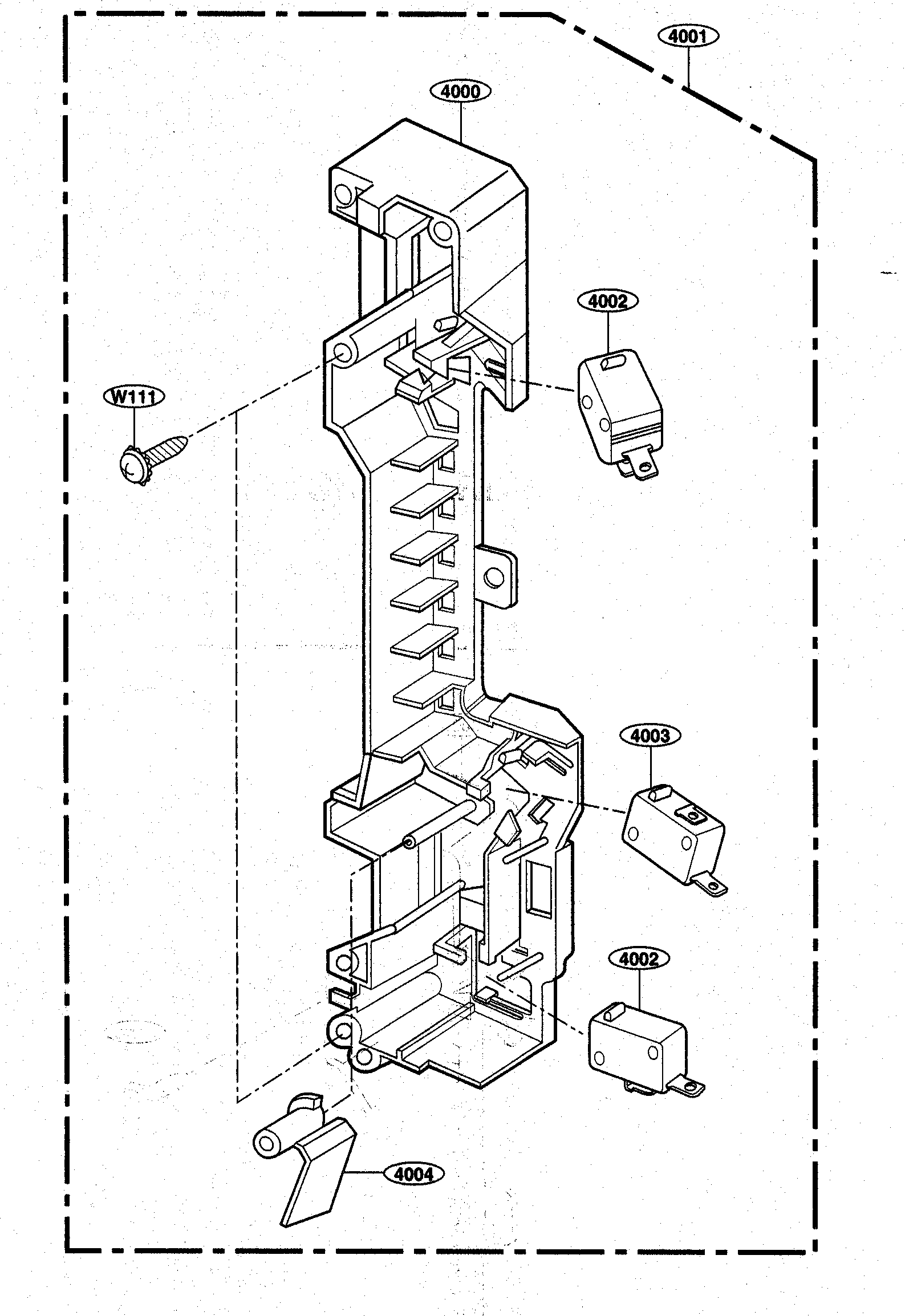 Latch board parts