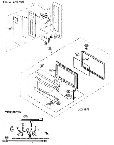 Control panel/door parts/miscellaneous