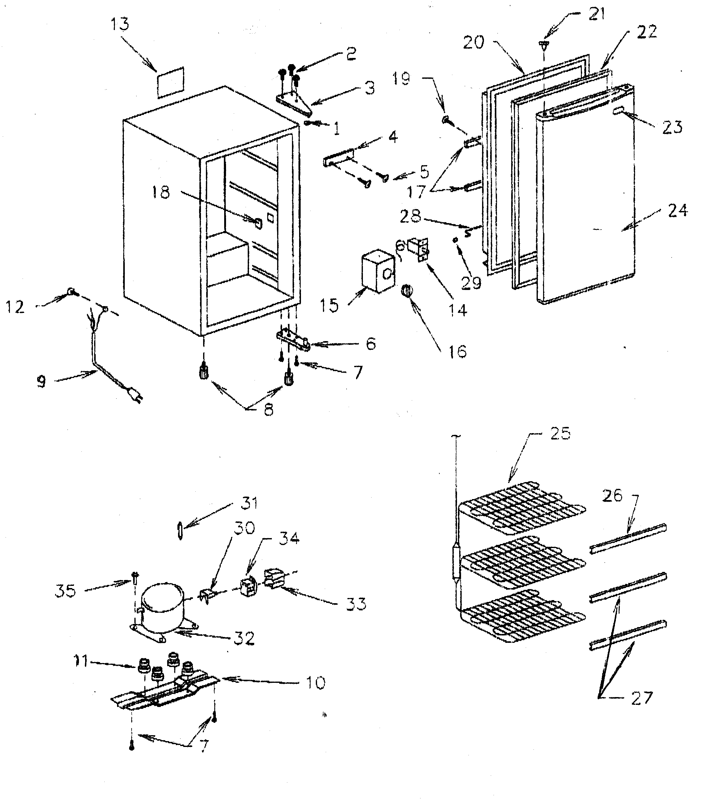 REFRIGERATOR PARTS