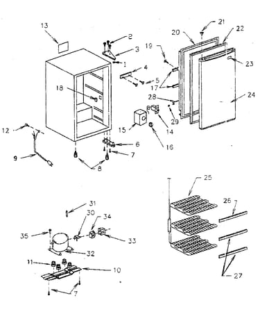 Refrigerator parts