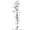 Ryobi RY46501A motor assy diagram