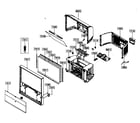 Samsung HCP4741W cabinet parts diagram