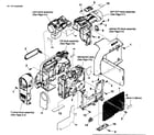 Sony DCR-HC42 cabinet parts diagram