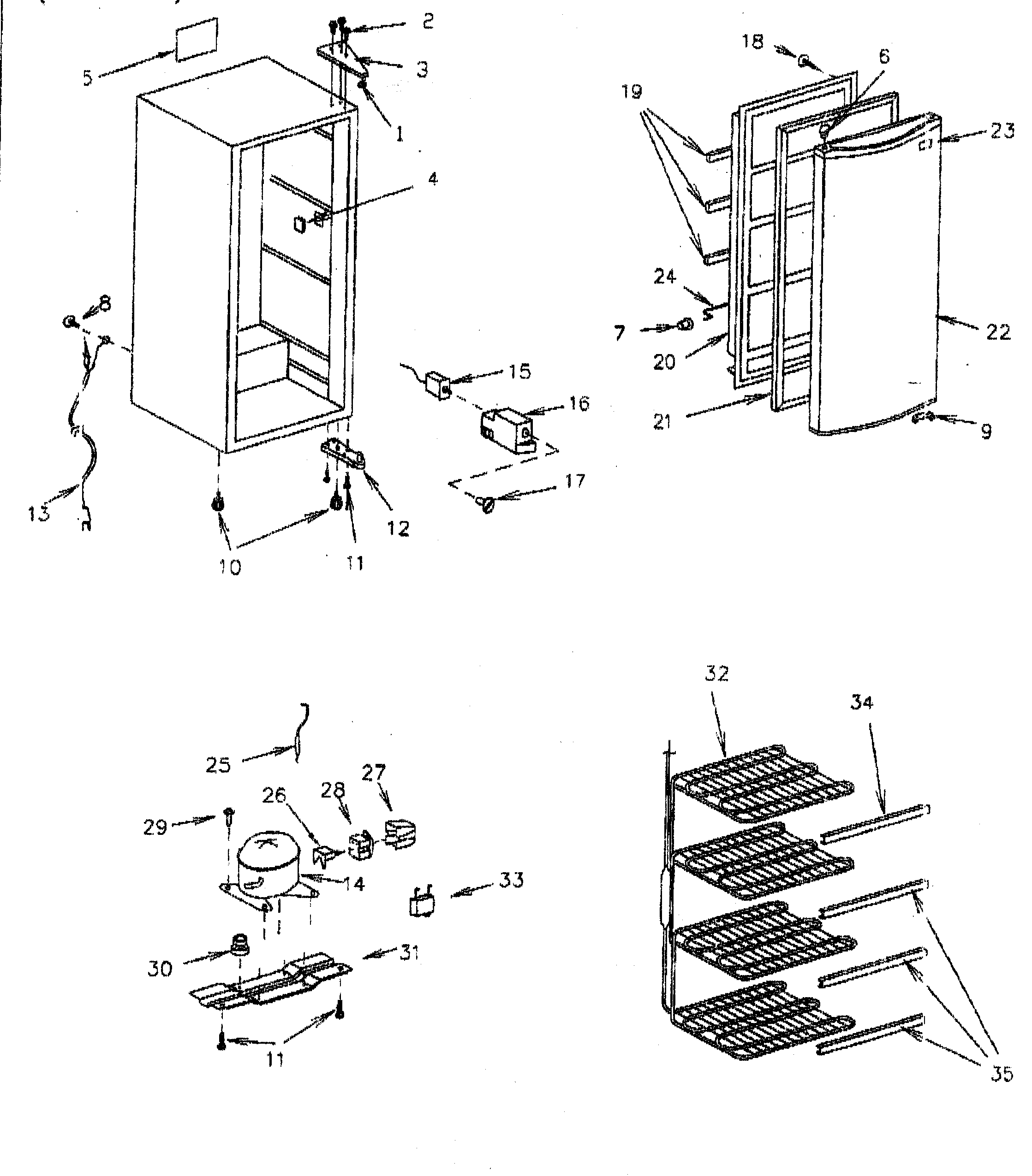 CABINET PARTS