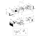 Haier AC183E cabinet parts diagram