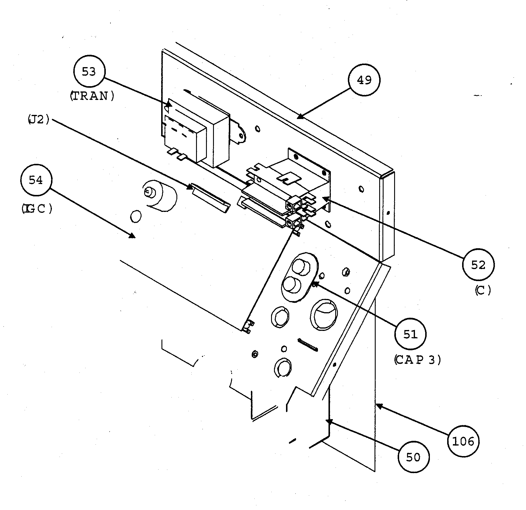 Control box assy
