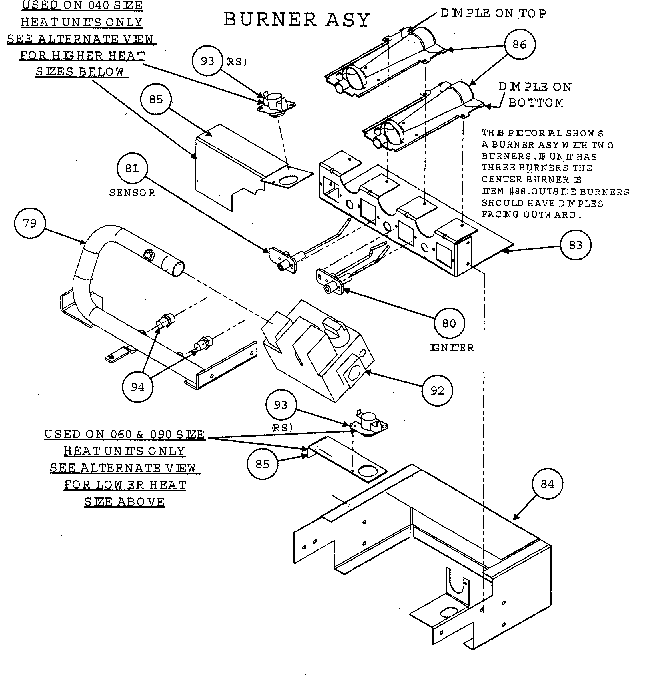Burner assy