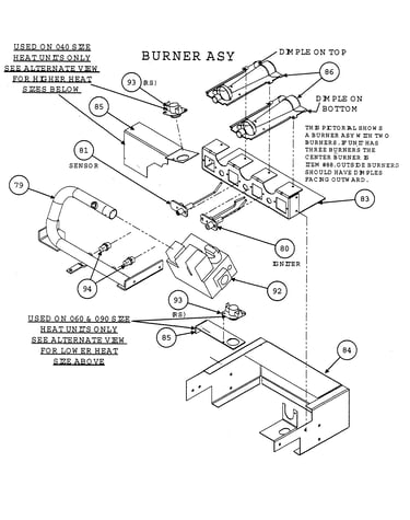Burner assy