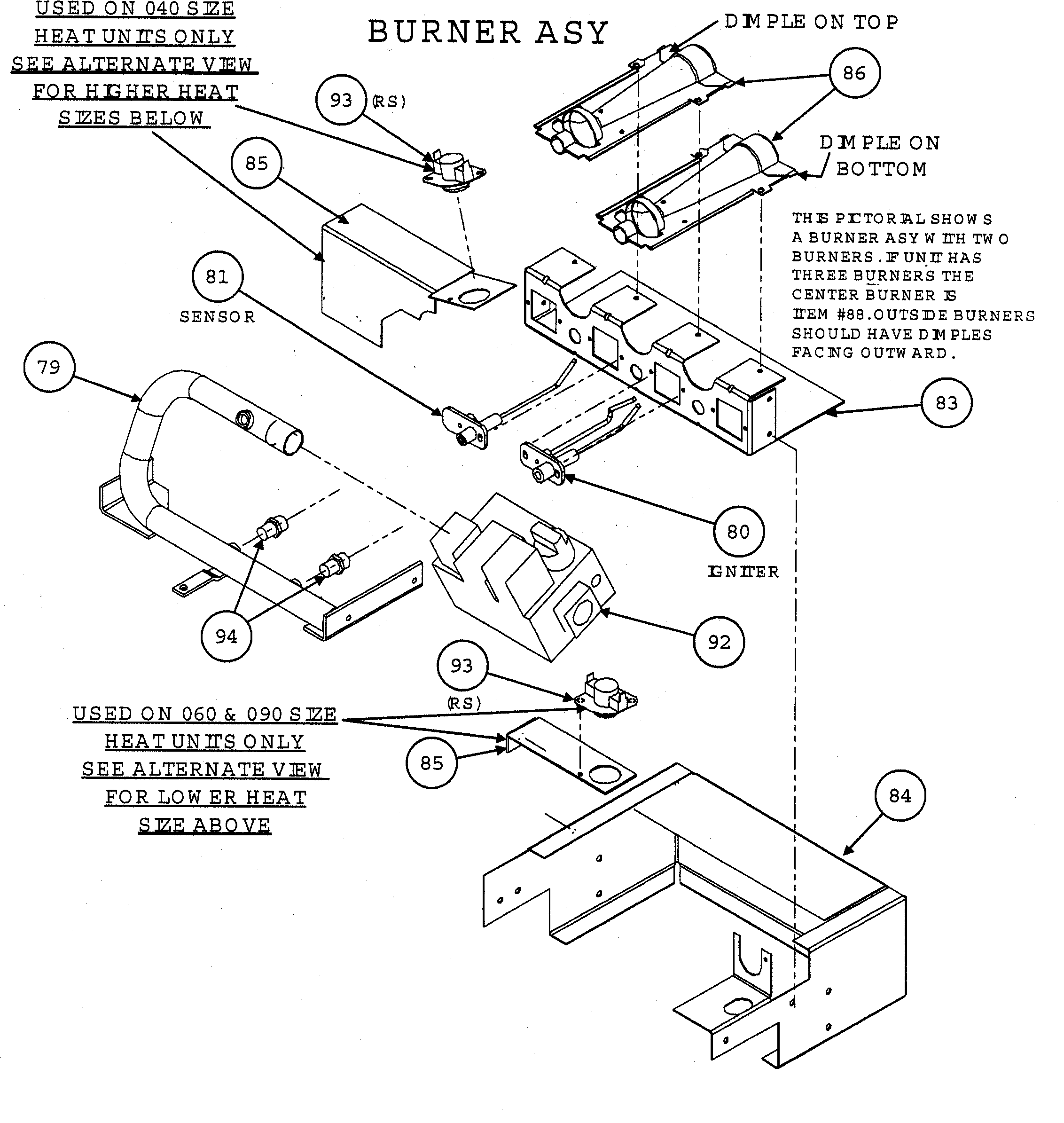 Burner assy
