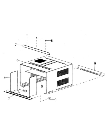 Outside cabinet parts