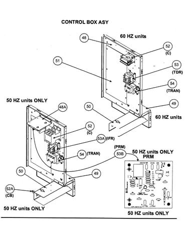 Control box assy