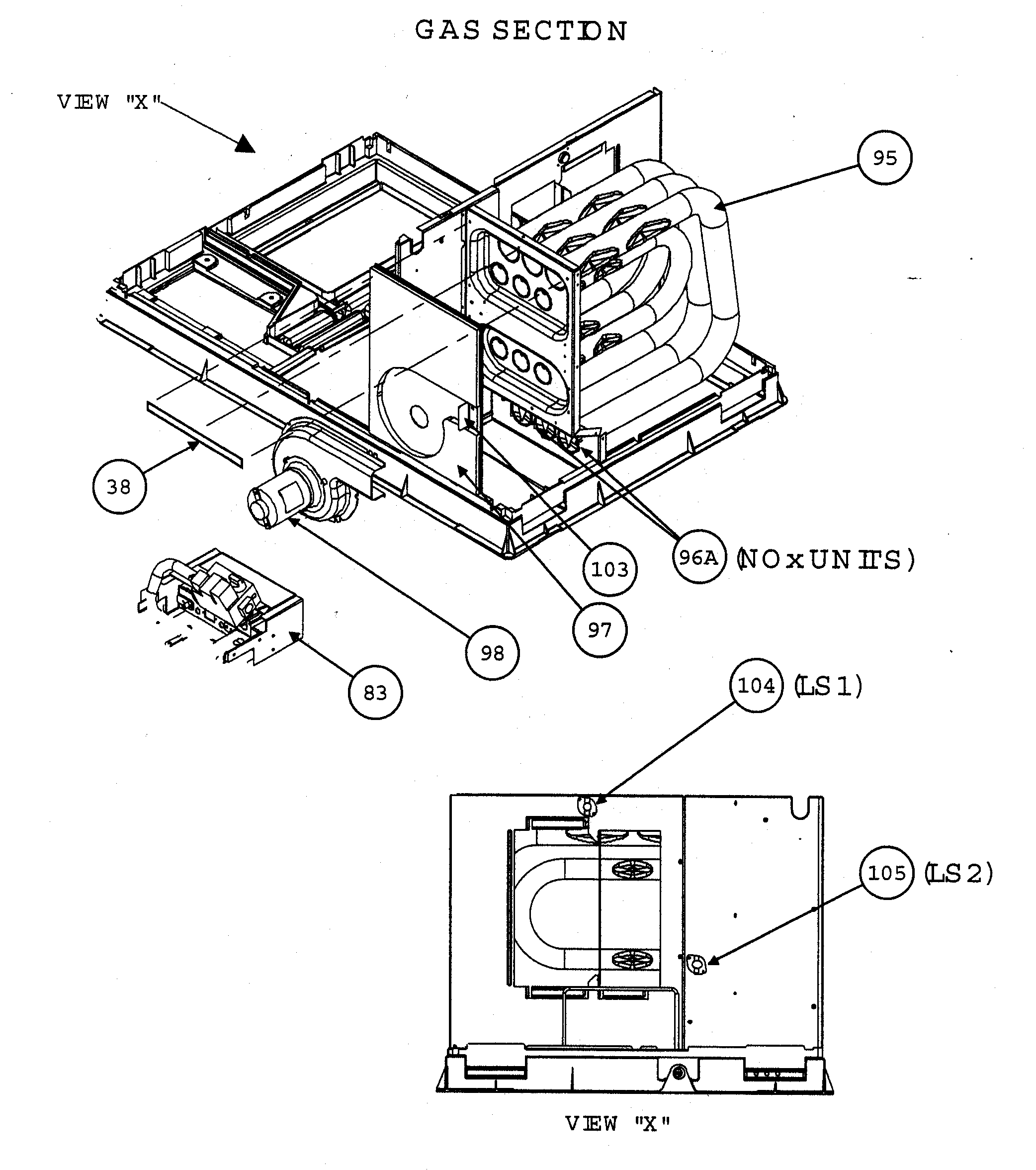 Gas section