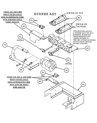 Burner assy