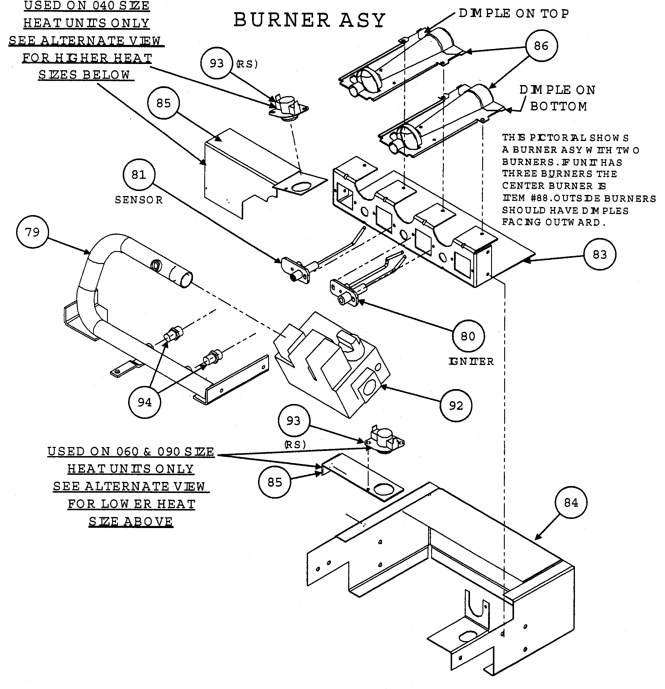 Burner assy
