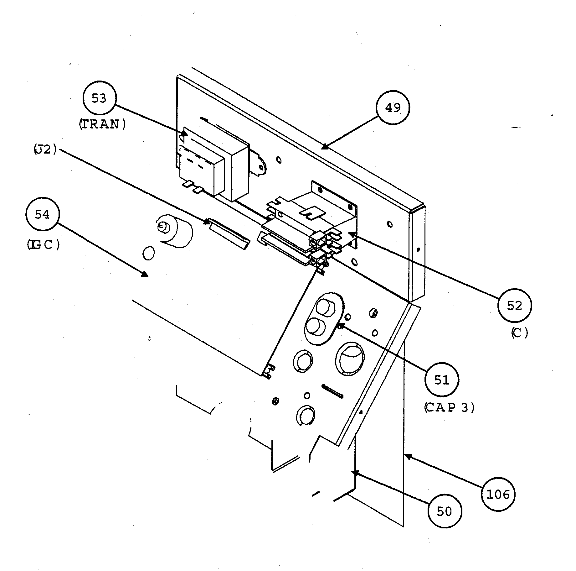 Control box assy
