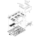 JVC PD-42V485 frame assy diagram