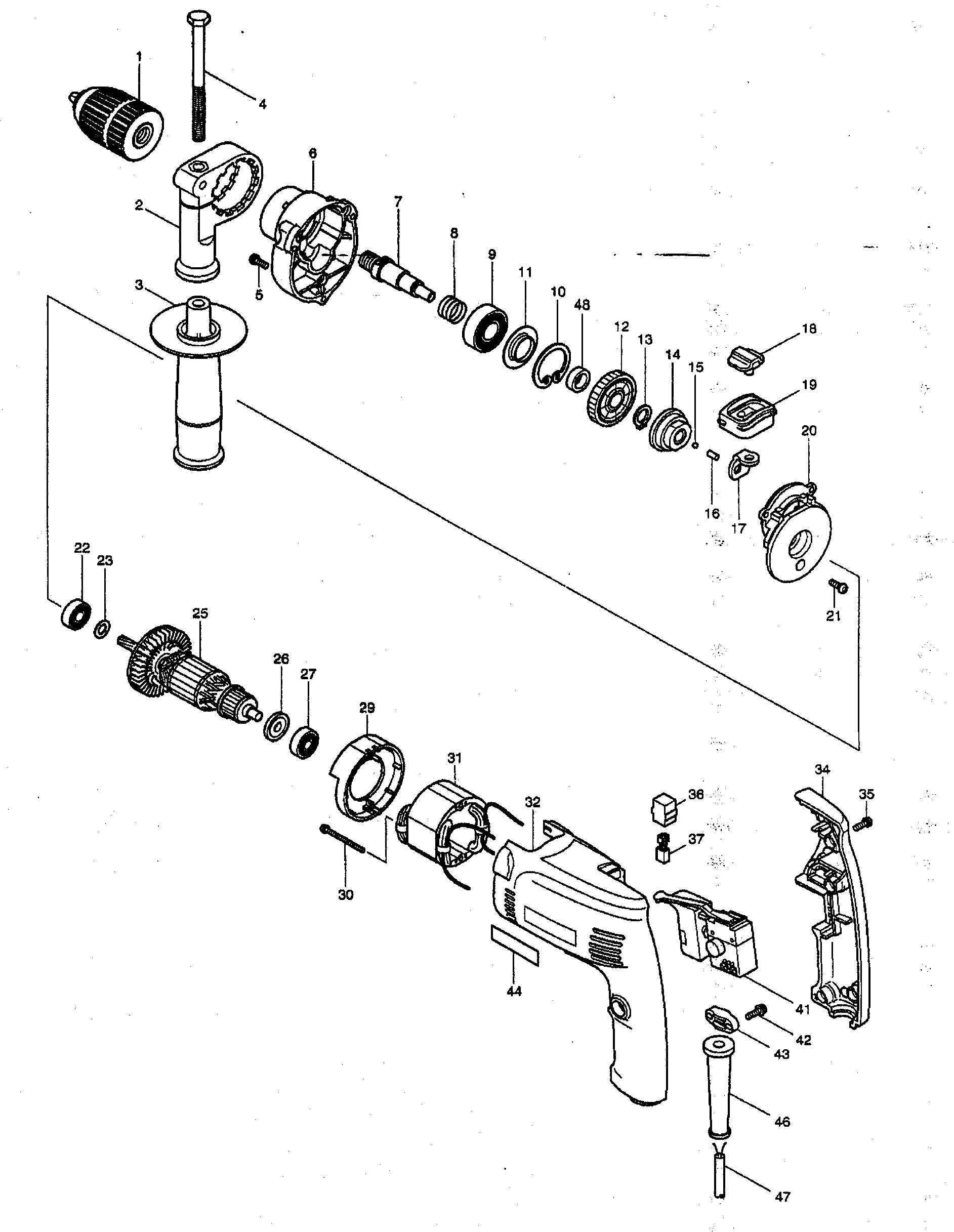 Drill housing