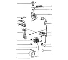 Eureka 4870AT motor assy diagram