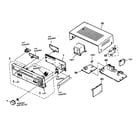 Sony STR-K670P cabinet parts diagram
