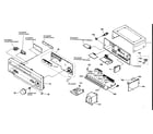 Sony STR-K5900P cabinet parts diagram