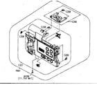 Samsung SC-D453 left case assy diagram