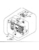 Left case assy