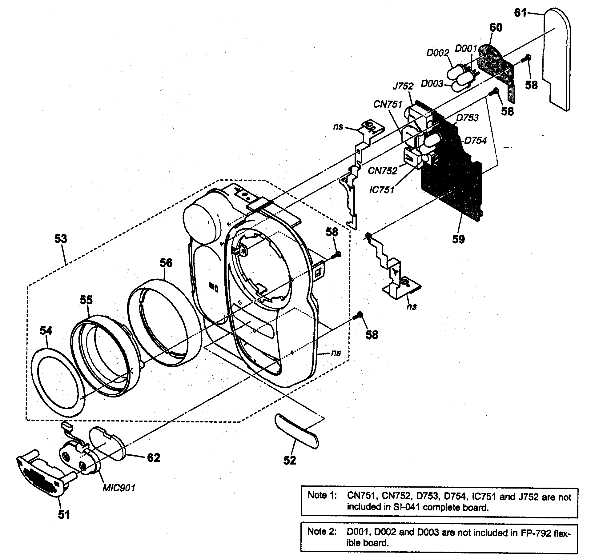 Left cabinet assy
