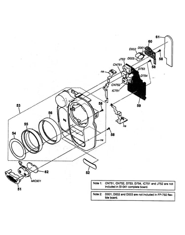 Left cabinet assy