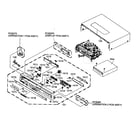 Toshiba D-VR4SU cabinet parts diagram