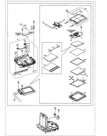 Monitor assy