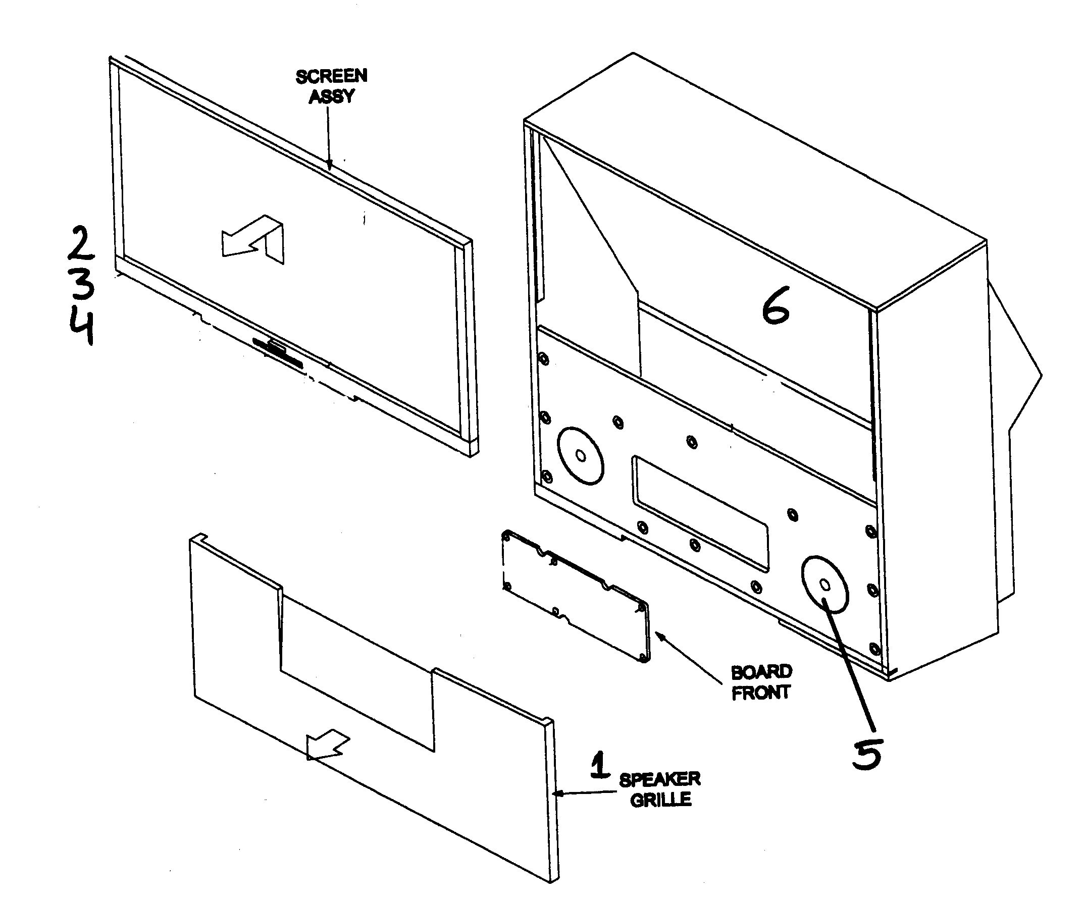 Cabinet part