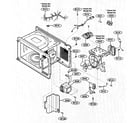 Kenmore 72163992303 interior parts diagram