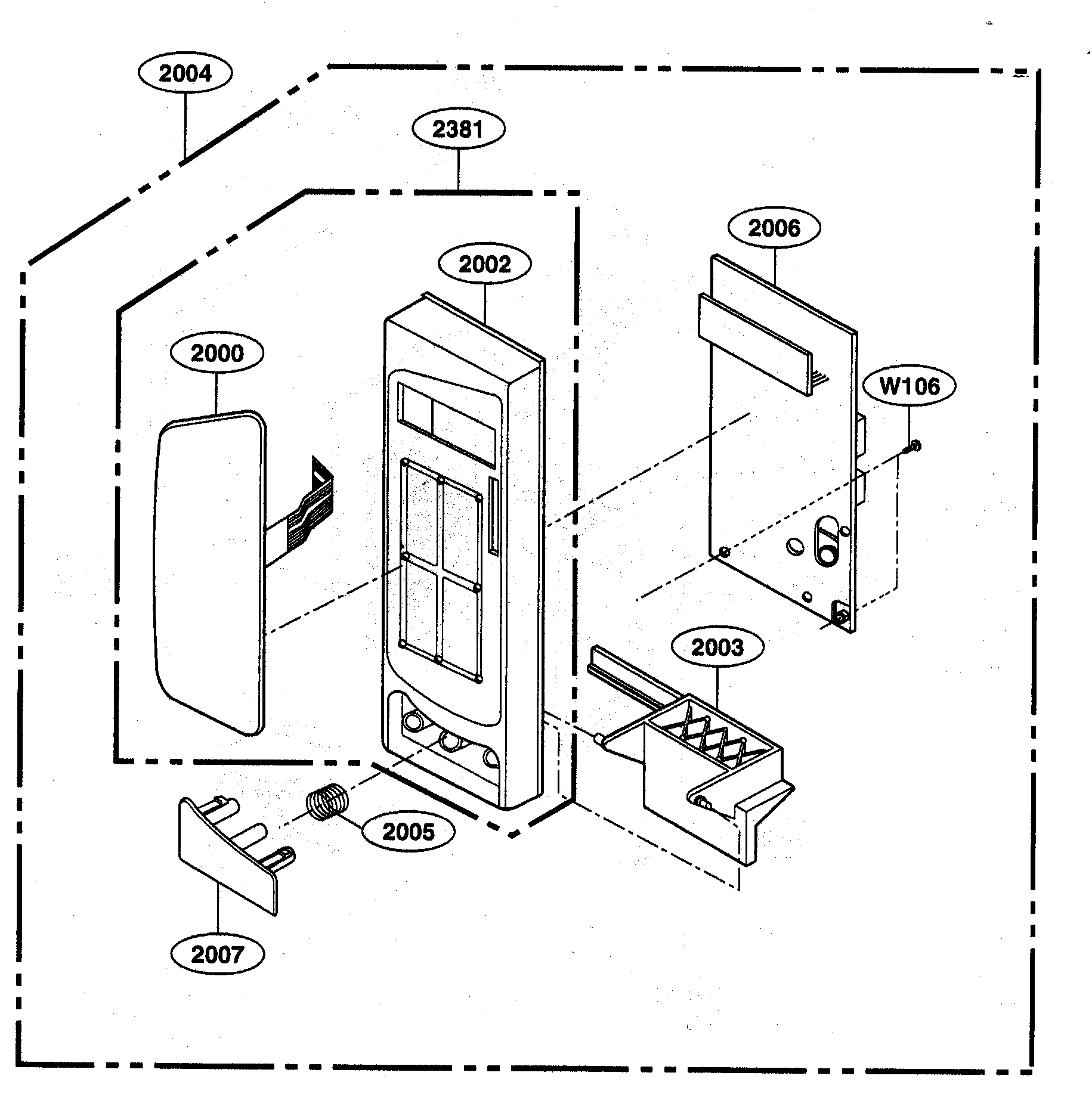 Control panel parts