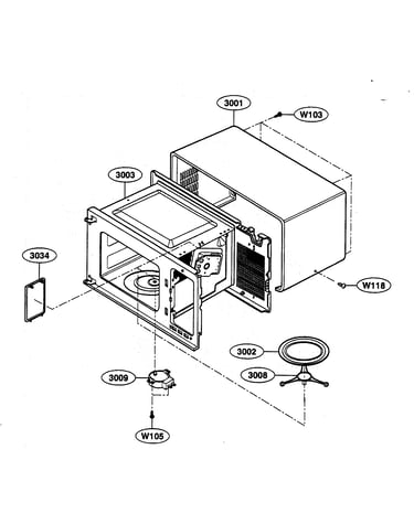 Oven cavity parts