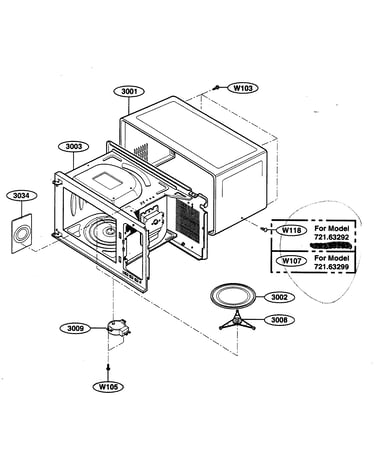 Oven cavity parts