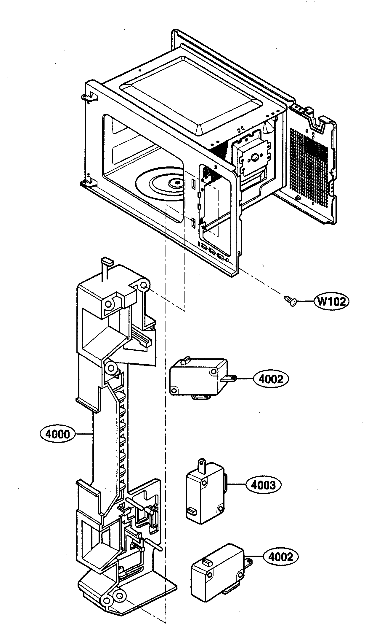Latch board parts