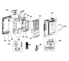 Toshiba SD-P7000 cabinet parts diagram