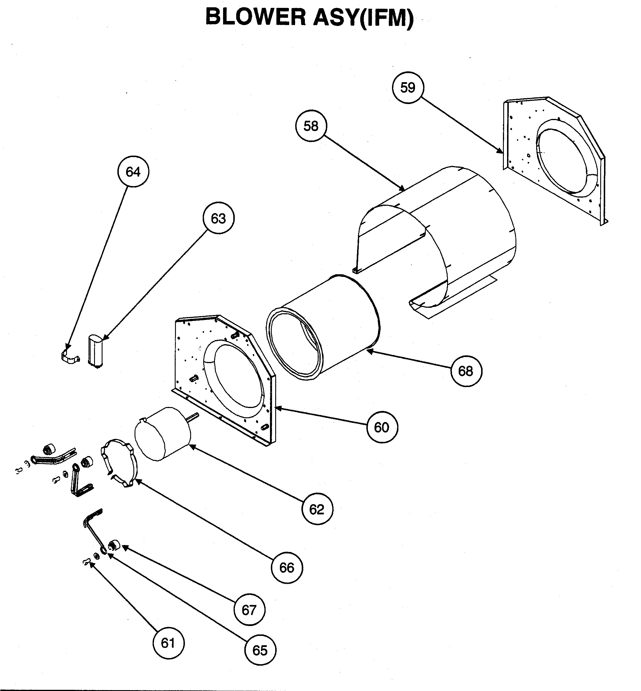 Blower asy