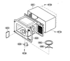 Kenmore 72162344203 oven cavity diagram