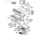 Kenmore 72163653301 oven cavity diagram