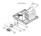 Carrier 48GX042090300 gas section diagram