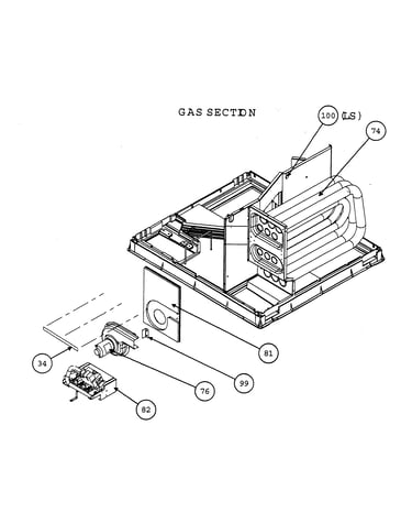 Gas section