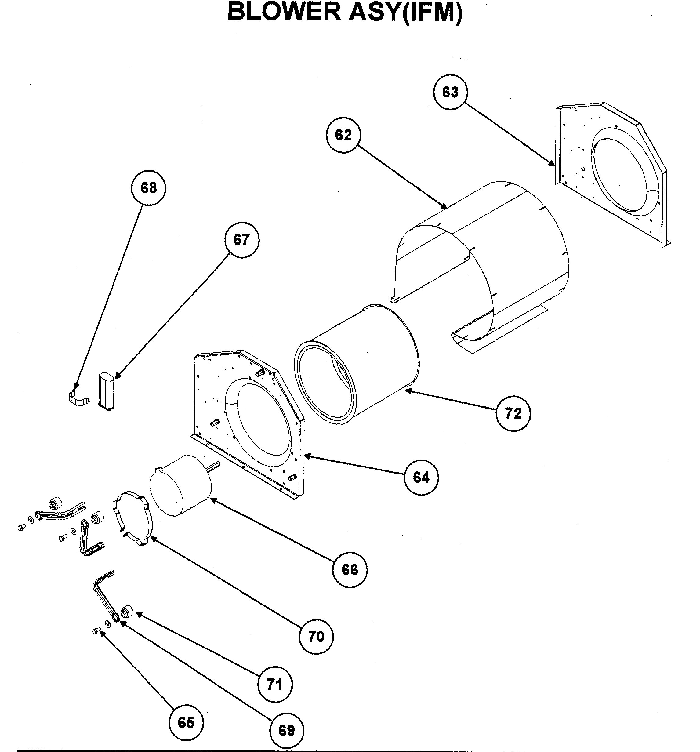 Blower asy